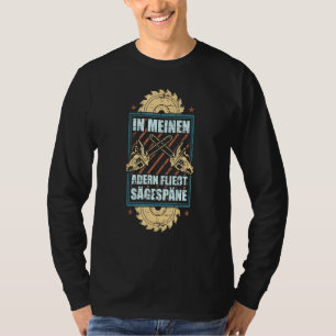 T-shirt Flux De Sciures Dans Mes Veines, Bûcheron