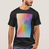 T-shirt Flux lumineux arc-en-ciel : Une vague pastel Abstr (Devant)