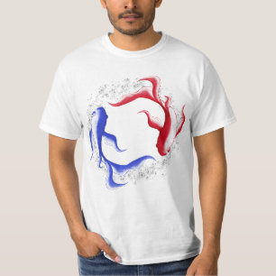 T-shirt Flux martial abstrait Yin Yang art martial
