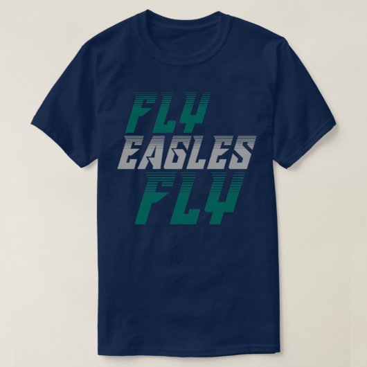 T-shirt Fly Eagles Fly Philadelphie (Design devant)