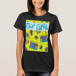 T-shirt Fly Girl 80s 90s B Girl Old School Hip hop 6