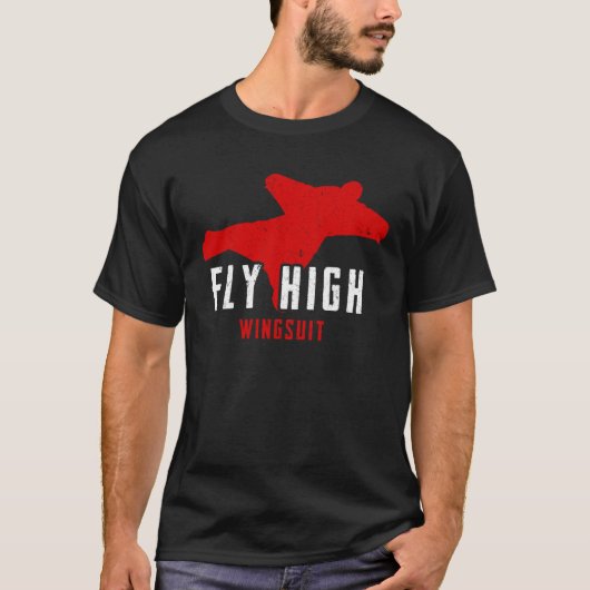 T-shirt Fly High Wingsuit for Parachute Jumping (Devant)