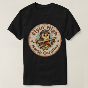 T-shirt Flyin’ High_ Artwork sur l'aviation en Caroline du