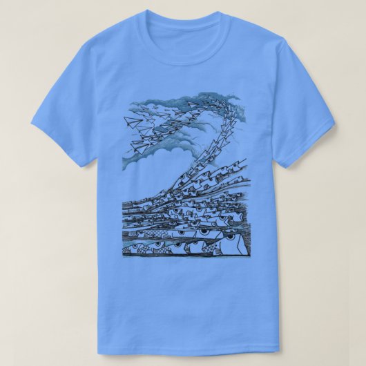 T-shirt Flying fish (Design devant)