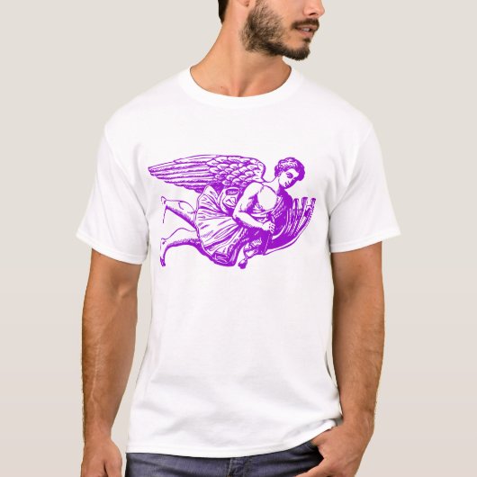 T-shirt Flying Musical Angel (Devant)