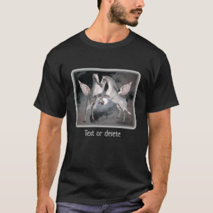 T-shirt Flying Pegasus Horses Imaginaire Art
