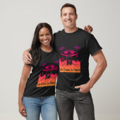 T-shirt Flying Saucer UFO Astronauts are Aliens 8 (Unisexe)