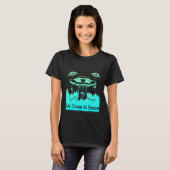 T-shirt Flying Saucer UFO Astronauts are Aliens 9 (Devant entier)