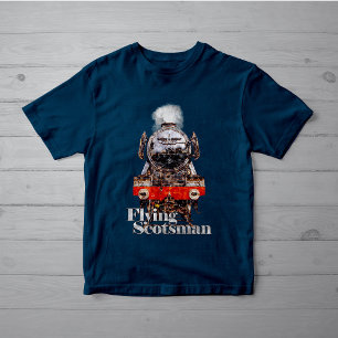T-shirt Flying Scotsman – Illustration de locomotive à vap