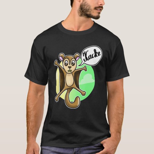 T-shirt Flying squirrel cursing squirrel pooch swearing (Devant)
