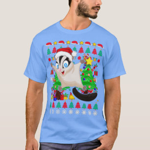 T-shirt Flying Squirrel Festive Sugar Glider Xmas Ugly Chr