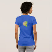 T-shirt Flying Sun Original Abstrait Wearable Art (Dos entier)