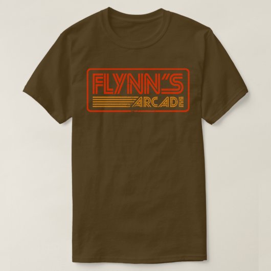 T-shirt Flynns Arcade 80s Retro Tapestry (Design devant)