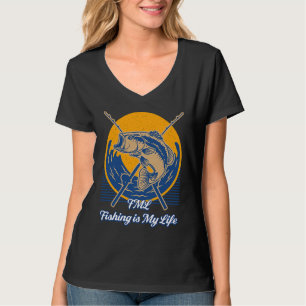 T-shirt FML Fishing est mon pêcheur de pêche de la vie