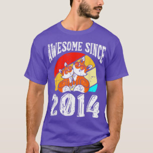 T-shirt Fo Awesome Depuis 2014 8ème anniversaire 8 ans Fo