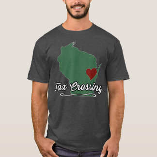 T-shirt Fo Crossing Wisconsinwi Usa City State Souvenir 18