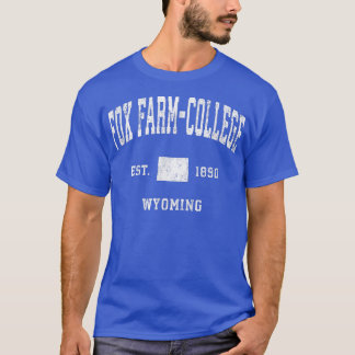T-shirt Fo FarmCollege Wyoming WY Sports sportifs sportifs