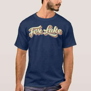 T-shirt Fo Lake T Retro Art Baseball Police Vintage 1480