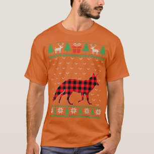T-shirt Fo Red Plaid Ugly Christmas Sweater Matching Pajam