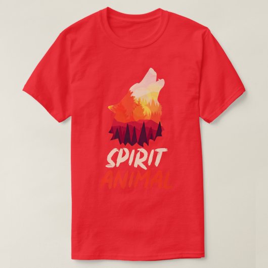 T-shirt Fo Spirit Forêt Animale Animaux Mignons Foes Amate (Design devant)