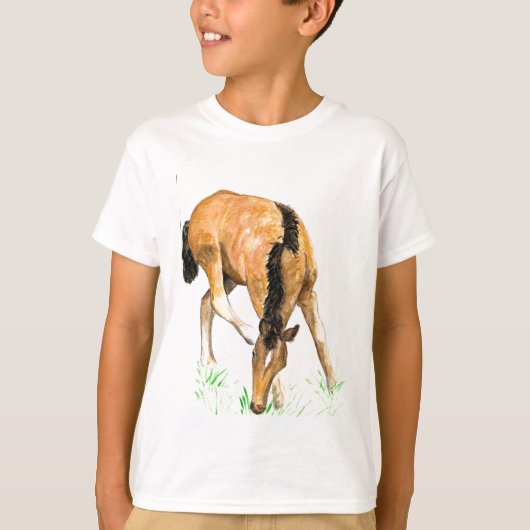 T-shirt "Foal" Girls (Voorkant)