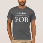 T-shirt FOB Père de la mariée Nom personnalisé Mariage V03<br><div class="desc">Ce père de la mariée tee avec un endroit pour mettre un sentiment et un nom est un grand choix de cadeau pour le père de la mariée. Vous pouvez également changer la couleur du texte,  le style du tee ou la couleur de la chemise pour un look différent.</div>
