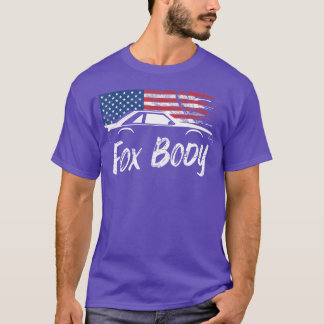 T-shirt Fobody 50 American Flag Stang Muscle Carshirt retr