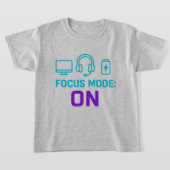 T-shirt Focus Mode ON – Minimalist Tech (Poser)
