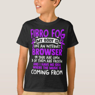 T-shirt Fog - Fibro Survivor Fun Fibromyalgia Sensibilisat
