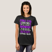 T-shirt Fog - Fibro Survivor Fun Fibromyalgia Sensibilisat (Devant entier)