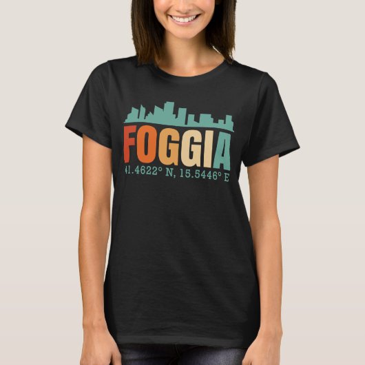 T-shirt Foggia Skyline (Devant)
