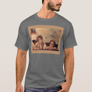 T-shirt foi ange Raphael vintage vieille peinture bénédict