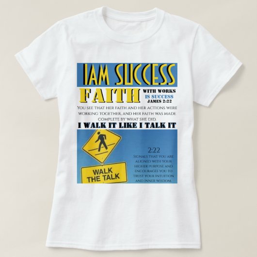 T-SHIRT FOI AVEC ŒUVRES (Design devant)