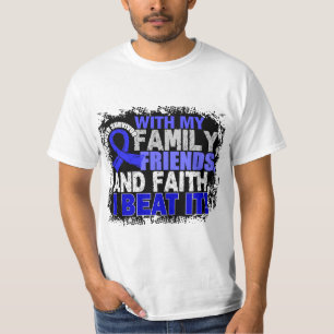 T-shirt Foi d'amis de famille de survivant de cancer du