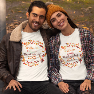 T-shirt Foi d'automne Thanksgiving
