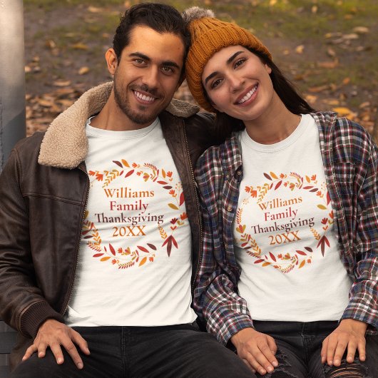 T-shirt Foi d'automne Thanksgiving