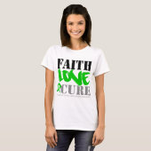 T-shirt Foi de blessure de la moelle épinière Amour Cure (Devant entier)
