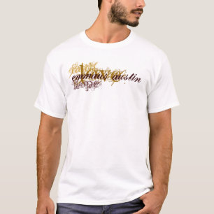 T-shirt Foi, espoir, amour - brun - reconstitution
