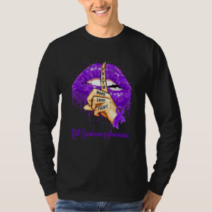 T-shirt Foi Espoir Amour Combat Ruban Violet Syndrome de R