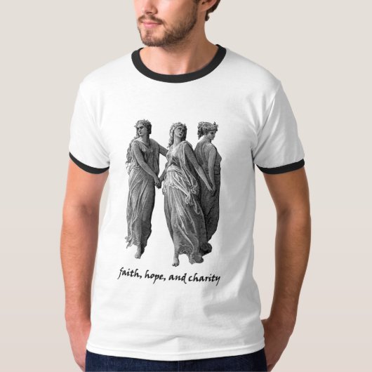T-shirt Foi, espoir, et charité (Devant)