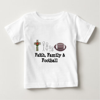 T-shirt Foi, Famille et Football