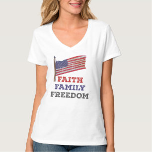 T-shirt Foi Famille Liberté