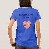 T-shirt foi, femmes, beauté (Dos)