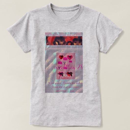 T-shirt foi, femmes, beauté (Design devant)