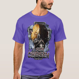 T-shirt Foi Jésus Chevalier Bible Psaume chrétien