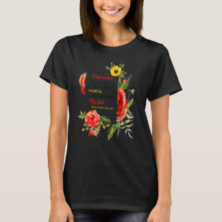 T-shirt Foi Jésus Fleur Chrétienne Mon Dieu Qui Est Toi