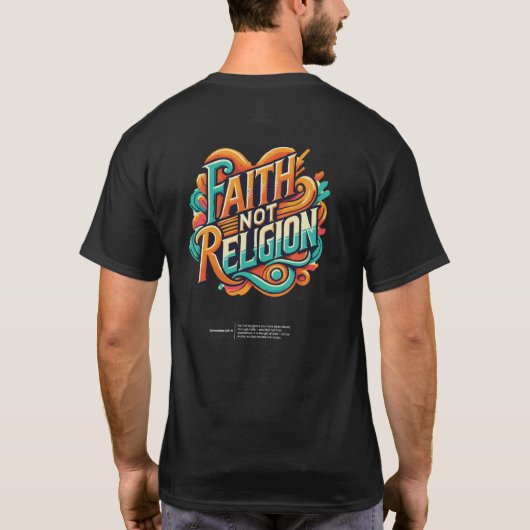 T-SHIRT FOI NON RELIGION V2 (Dos)