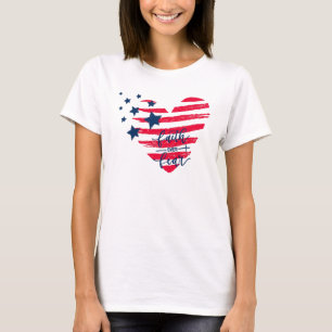 T-shirt Foi patriotique sur la peur