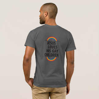 T-shirt Foi Queer Jésus aime ses enfants homosexuels