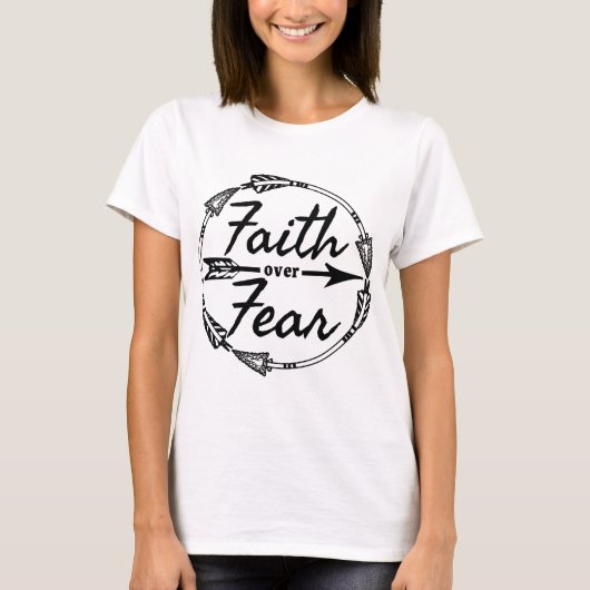 T-shirt Foi sur la peur (Devant)